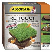 <p>Rien de plus facile, efficace et rapide que&nbsp;<span style="font-weight: bold;"><strong><a href="../../p-Gazon_regarnissage-RETOUCH_Special_trous_de_la_pelouse-RETOUCH-3167770206234-05020304.html" target="_blank">RE&rsquo;TOUCH d&rsquo;Algoflash</a></strong></span>&nbsp;pour reboucher les trous dans votre pelouse</p>