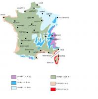 <p style="text-align: left;"><span style="font-size: 16px;">Les climats montagnards, se situent en France en zone 5 &agrave; 7. (des &eacute;t&eacute;s doux, mais des hivers froids et neigeux). </span></p>
<p><span style="font-size: 16px;">Les climats continentaux en France sont essentiellement des climats oc&eacute;aniques d&eacute;grad&eacute;s, zones 7 et 8, et recouvre une large partie centre &agrave; nord-est, incluant le bassin Parisien. Les temp&eacute;ratures sont tr&egrave;s contrast&eacute;es au cours de l'ann&eacute;e: de -15&deg;C en hiver &agrave; 35&deg;C en &eacute;t&eacute;. L'hiver est long et tr&egrave;s rigoureux, mais les &eacute;t&eacute;s sont chauds et orageux. </span></p>
<p><span style="font-size: 16px;">Les climats oc&eacute;aniques incluent une large bande coti&egrave;re allant au nord de Calais jusqu'au Sud de Biarritz, sont en zones 8 et 9. Ce climat est souvent li&eacute; &agrave; l'oc&eacute;an Atlantique. Et les r&eacute;gions sont directement touch&eacute;es par les d&eacute;pressions form&eacute;es sur l'oc&eacute;an. Les temp&eacute;ratures sont douces en &eacute;t&eacute;, mais aussi tr&egrave;s variables d'un jour &agrave; l'autre. </span></p>
<p><span style="font-size: 16px;">Les climats m&eacute;dit&eacute;rran&eacute;ens sont en zone 7, jusqu'en zone 9 pour les zones m&eacute;ridionales, voire zone 10 pour un petite frange coti&egrave;re &agrave; l'extr&egrave;me Sud-est de la C&ocirc;te d'Azur.</span></p>