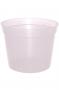 Godet fleurs 12x12-h9 transparent-plast