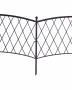 CLASSIC METAL BORDER Bordure métal à planter Rouille antique 0.40x1m