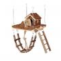 Jouet rongeur LOFT aire de jeux hamster souris n2 bois 32.5X24 RONGIS