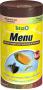 Aliment complet pour poissons d'ornement TETRA MENU FLOCONS 4en1 100ML